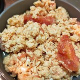 【簡単】和風卵トマト炒め